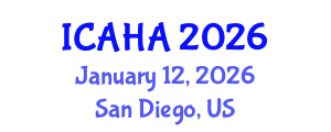 International Conference on Alternative Healthcare and Acupuncture (ICAHA) January 12, 2026 - San Diego, United States International Conference on Alternative Healthcare and Acupuncture (ICAHA) January 12, 2026 - San Diego, United States