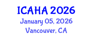 International Conference on Alternative Healthcare and Acupuncture (ICAHA) January 05, 2026 - Vancouver, Canada