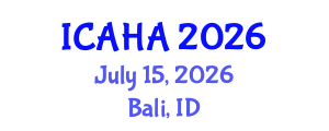 International Conference on Alternative Healthcare and Acupuncture (ICAHA) July 15, 2026 - Bali, Indonesia International Conference on Alternative Healthcare and Acupuncture (ICAHA) July 15, 2026 - Bali, Indonesia