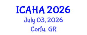 International Conference on Alternative Healthcare and Acupuncture (ICAHA) July 03, 2026 - Corfu, Greece International Conference on Alternative Healthcare and Acupuncture (ICAHA) July 03, 2026 - Corfu, Greece