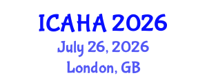International Conference on Alternative Healthcare and Acupuncture (ICAHA) July 26, 2026 - London, United Kingdom International Conference on Alternative Healthcare and Acupuncture (ICAHA) July 26, 2026 - London, United Kingdom