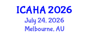 International Conference on Alternative Healthcare and Acupuncture (ICAHA) July 24, 2026 - Melbourne, Australia International Conference on Alternative Healthcare and Acupuncture (ICAHA) July 24, 2026 - Melbourne, Australia