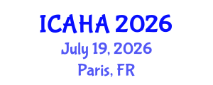 International Conference on Alternative Healthcare and Acupuncture (ICAHA) July 19, 2026 - Paris, France International Conference on Alternative Healthcare and Acupuncture (ICAHA) July 19, 2026 - Paris, France