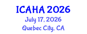 International Conference on Alternative Healthcare and Acupuncture (ICAHA) July 17, 2026 - Quebec City, Canada
