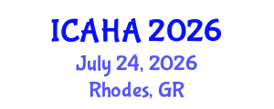International Conference on Alternative Healthcare and Acupuncture (ICAHA) July 24, 2026 - Rhodes, Greece International Conference on Alternative Healthcare and Acupuncture (ICAHA) July 24, 2026 - Rhodes, Greece