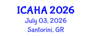International Conference on Alternative Healthcare and Acupuncture (ICAHA) July 03, 2026 - Santorini, Greece International Conference on Alternative Healthcare and Acupuncture (ICAHA) July 03, 2026 - Santorini, Greece