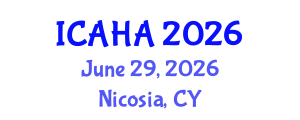 International Conference on Alternative Healthcare and Acupuncture (ICAHA) June 29, 2026 - Nicosia, Cyprus International Conference on Alternative Healthcare and Acupuncture (ICAHA) June 29, 2026 - Nicosia, Cyprus