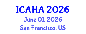 International Conference on Alternative Healthcare and Acupuncture (ICAHA) June 01, 2026 - San Francisco, United States International Conference on Alternative Healthcare and Acupuncture (ICAHA) June 01, 2026 - San Francisco, United States