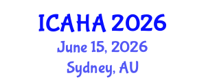 International Conference on Alternative Healthcare and Acupuncture (ICAHA) June 15, 2026 - Sydney, Australia International Conference on Alternative Healthcare and Acupuncture (ICAHA) June 15, 2026 - Sydney, Australia