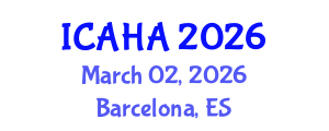 International Conference on Alternative Healthcare and Acupuncture (ICAHA) March 02, 2026 - Barcelona, Spain International Conference on Alternative Healthcare and Acupuncture (ICAHA) March 02, 2026 - Barcelona, Spain