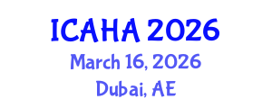 International Conference on Alternative Healthcare and Acupuncture (ICAHA) March 16, 2026 - Dubai, United Arab Emirates International Conference on Alternative Healthcare and Acupuncture (ICAHA) March 16, 2026 - Dubai, United Arab Emirates