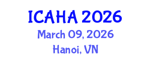 International Conference on Alternative Healthcare and Acupuncture (ICAHA) March 09, 2026 - Hanoi, Vietnam International Conference on Alternative Healthcare and Acupuncture (ICAHA) March 09, 2026 - Hanoi, Vietnam