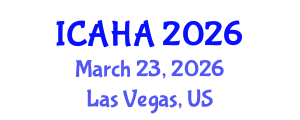 International Conference on Alternative Healthcare and Acupuncture (ICAHA) March 23, 2026 - Las Vegas, United States International Conference on Alternative Healthcare and Acupuncture (ICAHA) March 23, 2026 - Las Vegas, United States
