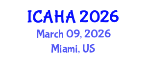 International Conference on Alternative Healthcare and Acupuncture (ICAHA) March 09, 2026 - Miami, United States International Conference on Alternative Healthcare and Acupuncture (ICAHA) March 09, 2026 - Miami, United States