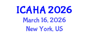 International Conference on Alternative Healthcare and Acupuncture (ICAHA) March 16, 2026 - New York, United States International Conference on Alternative Healthcare and Acupuncture (ICAHA) March 16, 2026 - New York, United States
