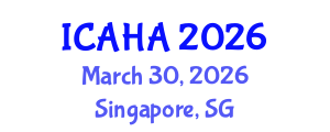 International Conference on Alternative Healthcare and Acupuncture (ICAHA) March 30, 2026 - Singapore, Singapore International Conference on Alternative Healthcare and Acupuncture (ICAHA) March 30, 2026 - Singapore, Singapore