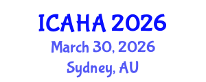 International Conference on Alternative Healthcare and Acupuncture (ICAHA) March 30, 2026 - Sydney, Australia