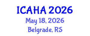 International Conference on Alternative Healthcare and Acupuncture (ICAHA) May 18, 2026 - Belgrade, Serbia