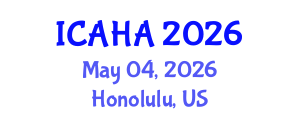 International Conference on Alternative Healthcare and Acupuncture (ICAHA) May 04, 2026 - Honolulu, United States International Conference on Alternative Healthcare and Acupuncture (ICAHA) May 04, 2026 - Honolulu, United States