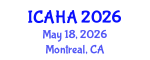 International Conference on Alternative Healthcare and Acupuncture (ICAHA) May 18, 2026 - Montreal, Canada International Conference on Alternative Healthcare and Acupuncture (ICAHA) May 18, 2026 - Montreal, Canada