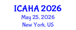 International Conference on Alternative Healthcare and Acupuncture (ICAHA) May 25, 2026 - New York, United States International Conference on Alternative Healthcare and Acupuncture (ICAHA) May 25, 2026 - New York, United States