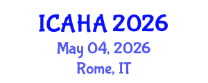 International Conference on Alternative Healthcare and Acupuncture (ICAHA) May 04, 2026 - Rome, Italy International Conference on Alternative Healthcare and Acupuncture (ICAHA) May 04, 2026 - Rome, Italy