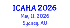 International Conference on Alternative Healthcare and Acupuncture (ICAHA) May 11, 2026 - Sydney, Australia International Conference on Alternative Healthcare and Acupuncture (ICAHA) May 11, 2026 - Sydney, Australia