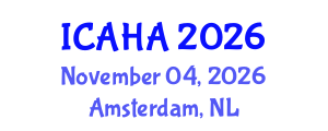 International Conference on Alternative Healthcare and Acupuncture (ICAHA) November 04, 2026 - Amsterdam, Netherlands International Conference on Alternative Healthcare and Acupuncture (ICAHA) November 04, 2026 - Amsterdam, Netherlands