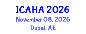 International Conference on Alternative Healthcare and Acupuncture (ICAHA) November 08, 2026 - Dubai, United Arab Emirates