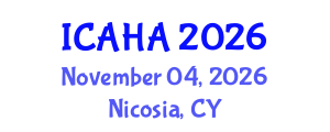 International Conference on Alternative Healthcare and Acupuncture (ICAHA) November 04, 2026 - Nicosia, Cyprus International Conference on Alternative Healthcare and Acupuncture (ICAHA) November 04, 2026 - Nicosia, Cyprus