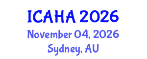 International Conference on Alternative Healthcare and Acupuncture (ICAHA) November 04, 2026 - Sydney, Australia International Conference on Alternative Healthcare and Acupuncture (ICAHA) November 04, 2026 - Sydney, Australia
