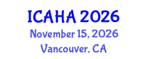International Conference on Alternative Healthcare and Acupuncture (ICAHA) November 15, 2026 - Vancouver, Canada