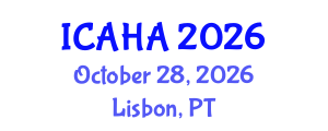International Conference on Alternative Healthcare and Acupuncture (ICAHA) October 28, 2026 - Lisbon, Portugal International Conference on Alternative Healthcare and Acupuncture (ICAHA) October 28, 2026 - Lisbon, Portugal