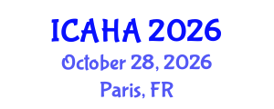 International Conference on Alternative Healthcare and Acupuncture (ICAHA) October 28, 2026 - Paris, France International Conference on Alternative Healthcare and Acupuncture (ICAHA) October 28, 2026 - Paris, France