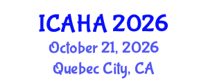 International Conference on Alternative Healthcare and Acupuncture (ICAHA) October 21, 2026 - Quebec City, Canada International Conference on Alternative Healthcare and Acupuncture (ICAHA) October 21, 2026 - Quebec City, Canada