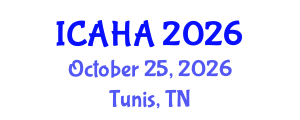 International Conference on Alternative Healthcare and Acupuncture (ICAHA) October 25, 2026 - Tunis, Tunisia International Conference on Alternative Healthcare and Acupuncture (ICAHA) October 25, 2026 - Tunis, Tunisia