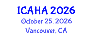 International Conference on Alternative Healthcare and Acupuncture (ICAHA) October 25, 2026 - Vancouver, Canada International Conference on Alternative Healthcare and Acupuncture (ICAHA) October 25, 2026 - Vancouver, Canada