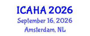 International Conference on Alternative Healthcare and Acupuncture (ICAHA) September 16, 2026 - Amsterdam, Netherlands International Conference on Alternative Healthcare and Acupuncture (ICAHA) September 16, 2026 - Amsterdam, Netherlands