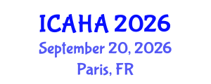 International Conference on Alternative Healthcare and Acupuncture (ICAHA) September 20, 2026 - Paris, France International Conference on Alternative Healthcare and Acupuncture (ICAHA) September 20, 2026 - Paris, France