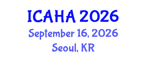 International Conference on Alternative Healthcare and Acupuncture (ICAHA) September 16, 2026 - Seoul, Republic of Korea