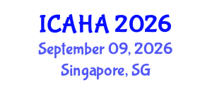 International Conference on Alternative Healthcare and Acupuncture (ICAHA) September 09, 2026 - Singapore, Singapore International Conference on Alternative Healthcare and Acupuncture (ICAHA) September 09, 2026 - Singapore, Singapore