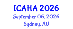 International Conference on Alternative Healthcare and Acupuncture (ICAHA) September 06, 2026 - Sydney, Australia International Conference on Alternative Healthcare and Acupuncture (ICAHA) September 06, 2026 - Sydney, Australia