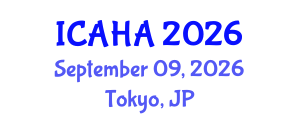 International Conference on Alternative Healthcare and Acupuncture (ICAHA) September 09, 2026 - Tokyo, Japan International Conference on Alternative Healthcare and Acupuncture (ICAHA) September 09, 2026 - Tokyo, Japan