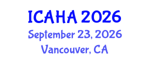 International Conference on Alternative Healthcare and Acupuncture (ICAHA) September 23, 2026 - Vancouver, Canada International Conference on Alternative Healthcare and Acupuncture (ICAHA) September 23, 2026 - Vancouver, Canada