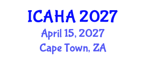 International Conference on Alternative Healthcare and Acupuncture (ICAHA) April 15, 2027 - Cape Town, South Africa
