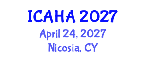 International Conference on Alternative Healthcare and Acupuncture (ICAHA) April 24, 2027 - Nicosia, Cyprus International Conference on Alternative Healthcare and Acupuncture (ICAHA) April 24, 2027 - Nicosia, Cyprus