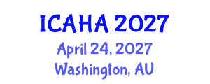 International Conference on Alternative Healthcare and Acupuncture (ICAHA) April 24, 2027 - Washington, Australia International Conference on Alternative Healthcare and Acupuncture (ICAHA) April 24, 2027 - Washington, Australia