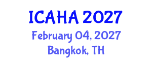 International Conference on Alternative Healthcare and Acupuncture (ICAHA) February 04, 2027 - Bangkok, Thailand International Conference on Alternative Healthcare and Acupuncture (ICAHA) February 04, 2027 - Bangkok, Thailand