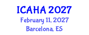International Conference on Alternative Healthcare and Acupuncture (ICAHA) February 11, 2027 - Barcelona, Spain International Conference on Alternative Healthcare and Acupuncture (ICAHA) February 11, 2027 - Barcelona, Spain