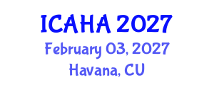 International Conference on Alternative Healthcare and Acupuncture (ICAHA) February 03, 2027 - Havana, Cuba International Conference on Alternative Healthcare and Acupuncture (ICAHA) February 03, 2027 - Havana, Cuba